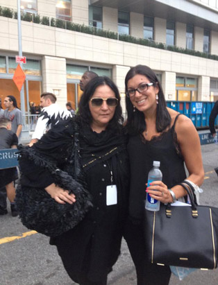 BMC Fashion Marketing grad Nikki Dindo with Kelly Cutrone in New York City