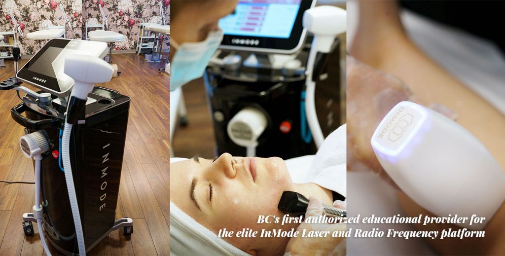 Training esthetics students with InMode machine