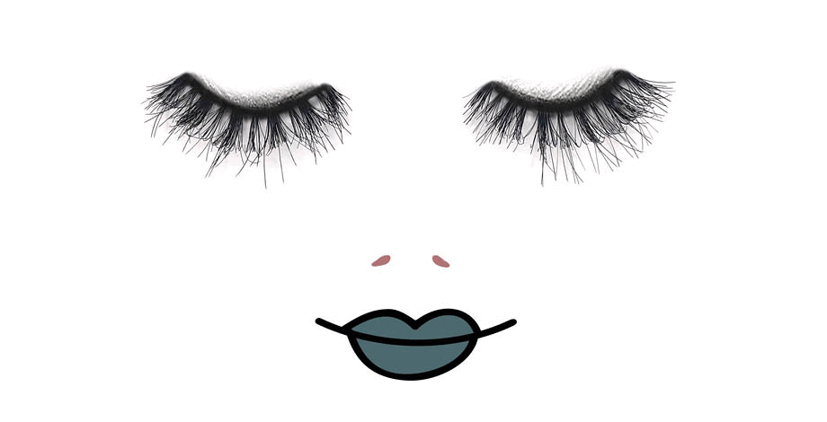 Haus Of V Lashes Gif with animated mouths and noses