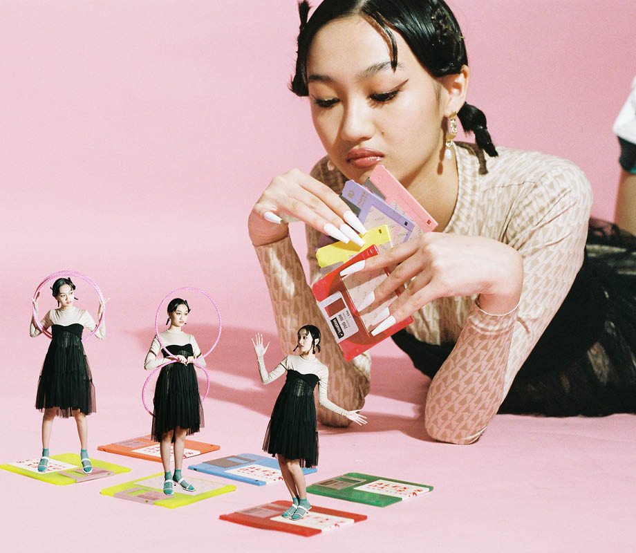 editorial spread of models wearing Alex Yu