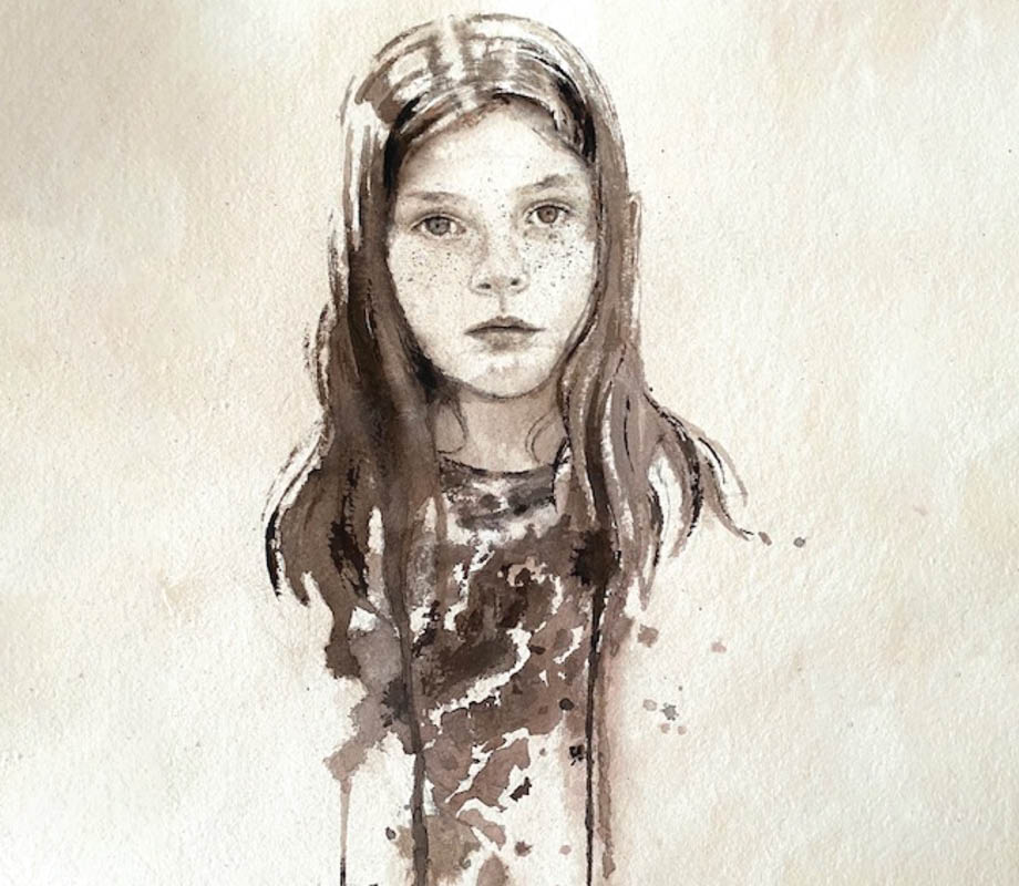 illustration of a young girl by Blanche Macdonald Instructor Lisa Gellert