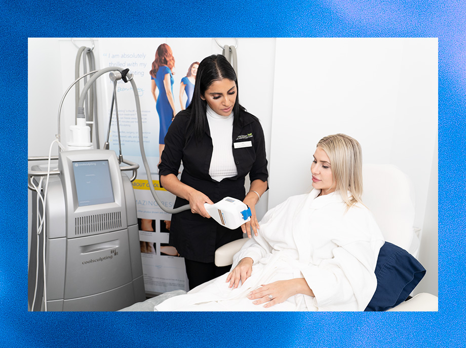 Coolsculpting esthetics treatment performed by Jas Sahota