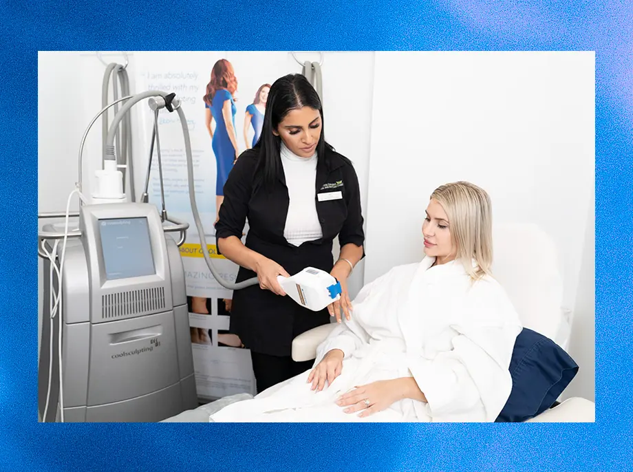 Coolsculpting esthetics treatment performed by Jas Sahota