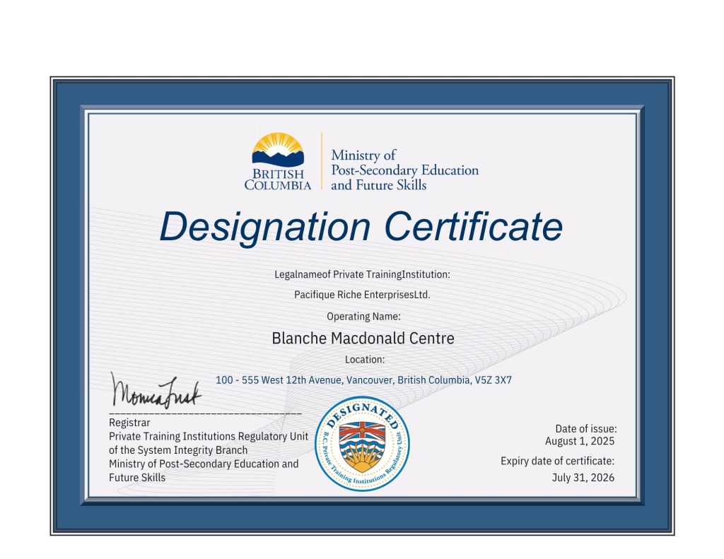 Designation Certificate — Uptown Campus