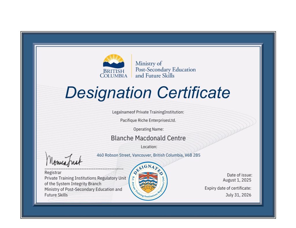 Designation Certificate — Atelier Campus